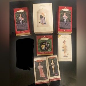 Hallmark Barbie Ornament Lot